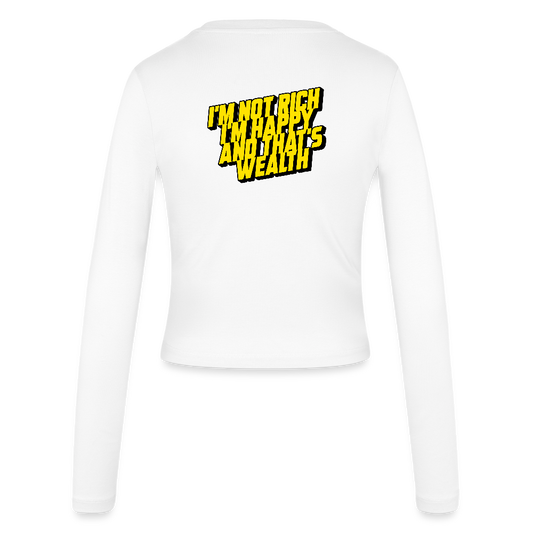 Women's Slim Fit Longsleeve - white