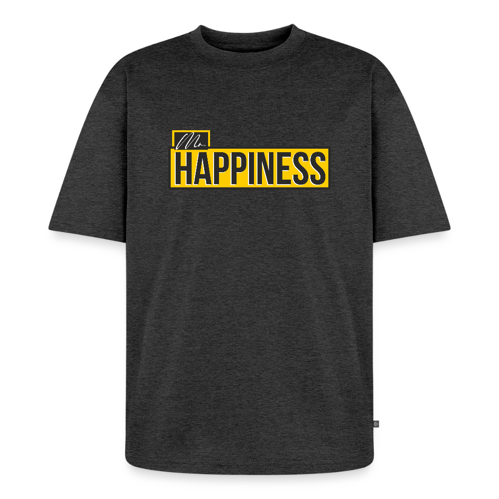 Oversized Organic T-Shirt - heather anthracite