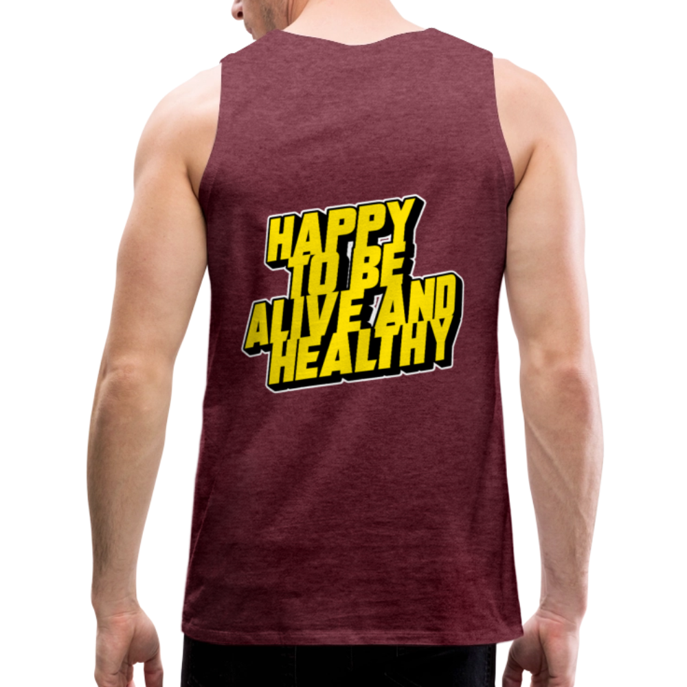 MH ALIVE Premium Tank Top (Europe ONLY) - heather burgundy