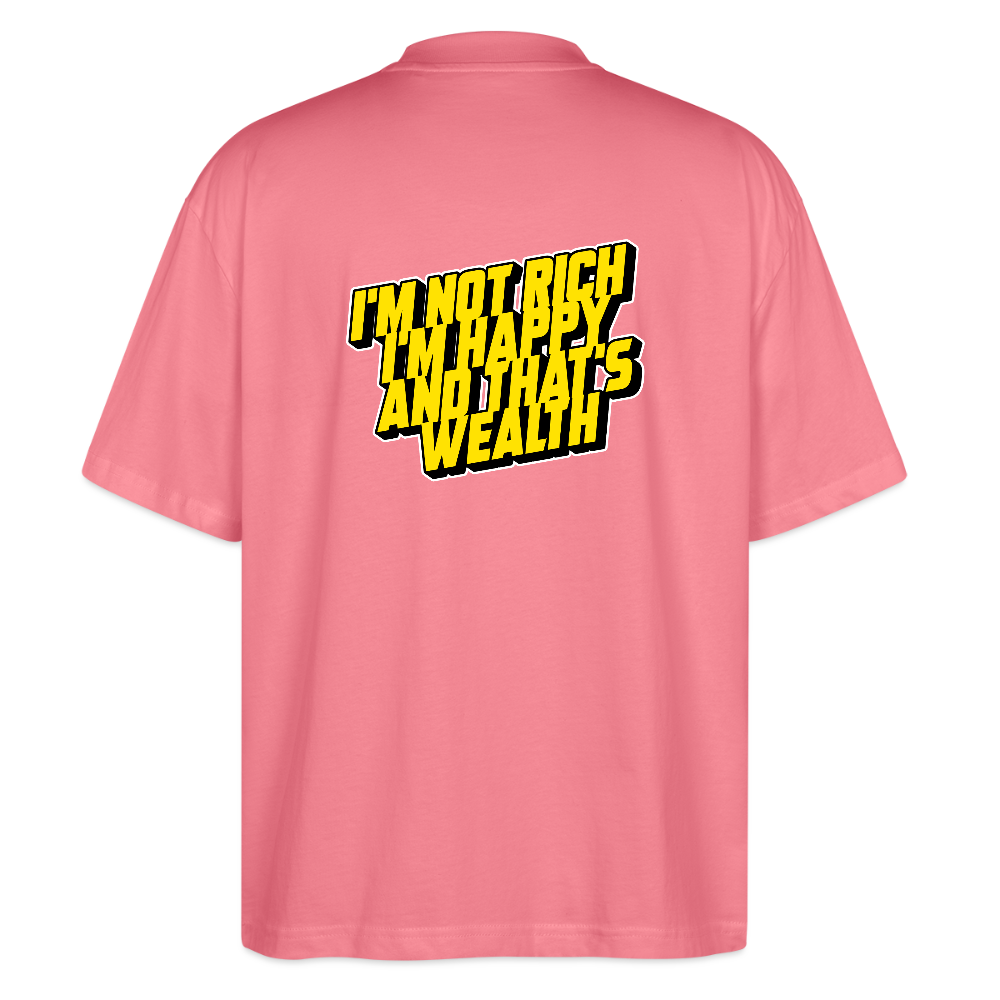 Oversized Unisex Organic T-shirt Blaster - pink joy