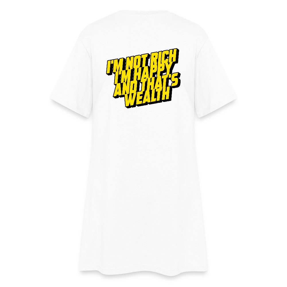 Women’s T-Shirt Dress - white