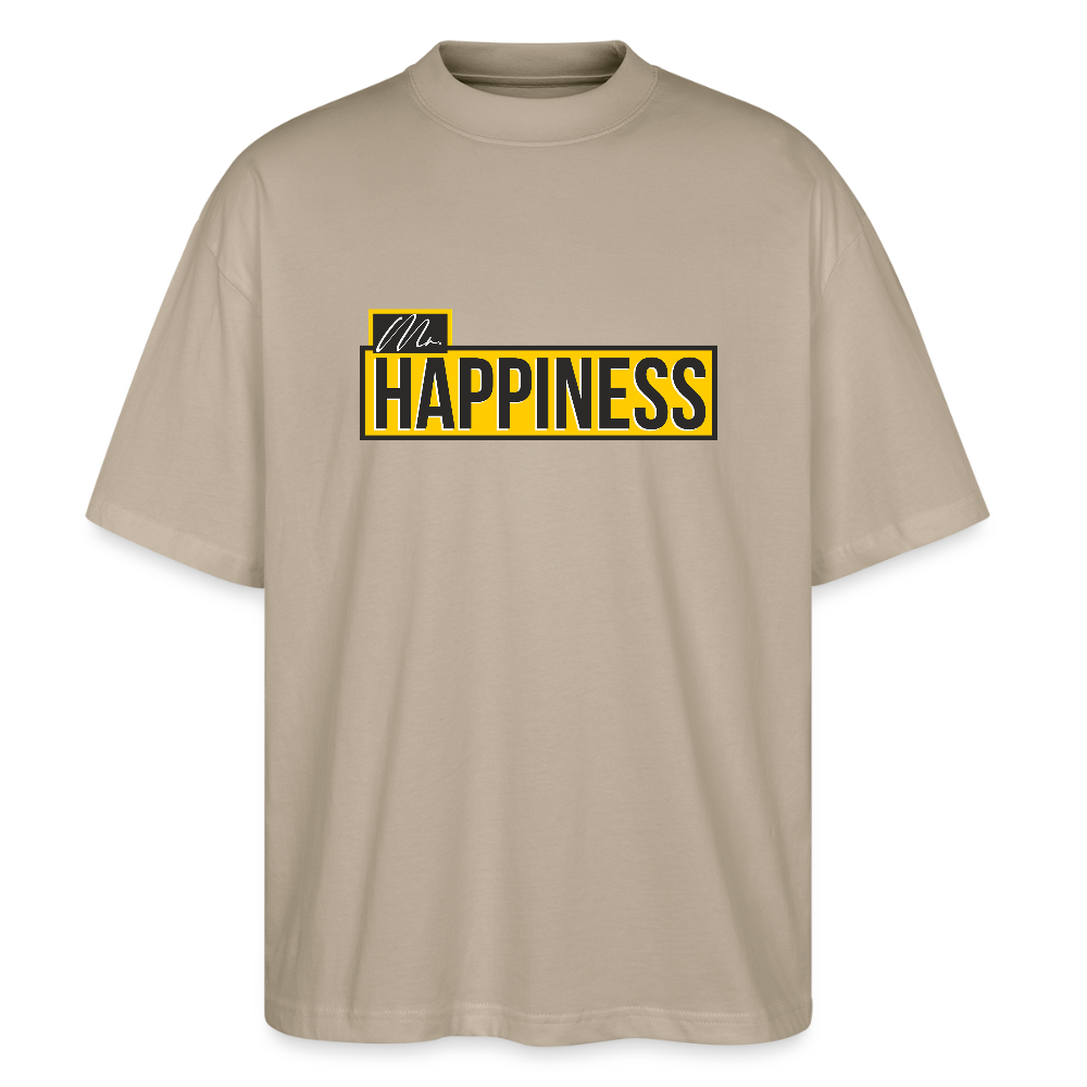 Oversized Unisex Organic T-shirt Blaster - stone