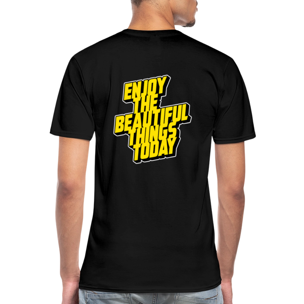 enjoytoday V-Neck T-Shirt - black