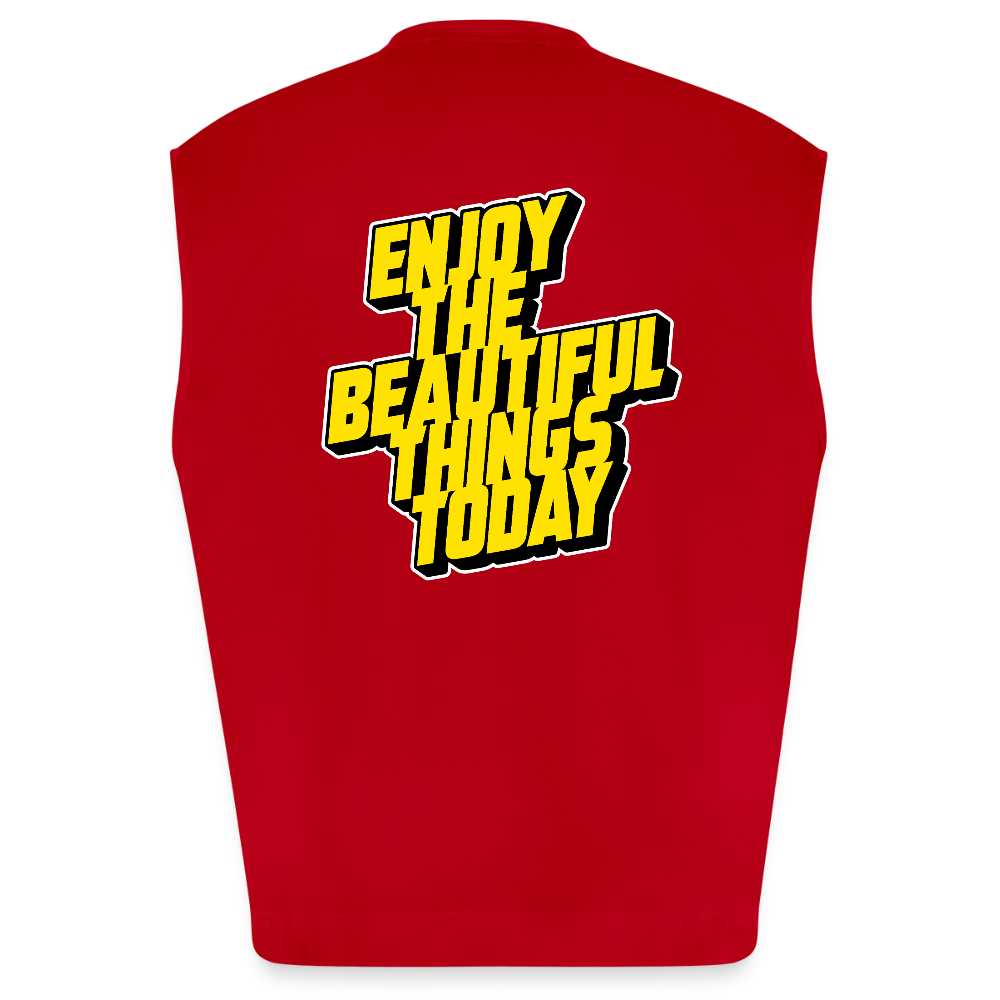 enjoytoday Oversized Tanktop - red