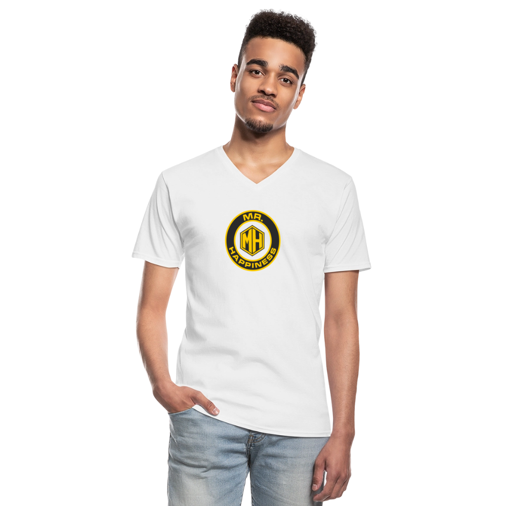 enjoytoday V-Neck T-Shirt - white