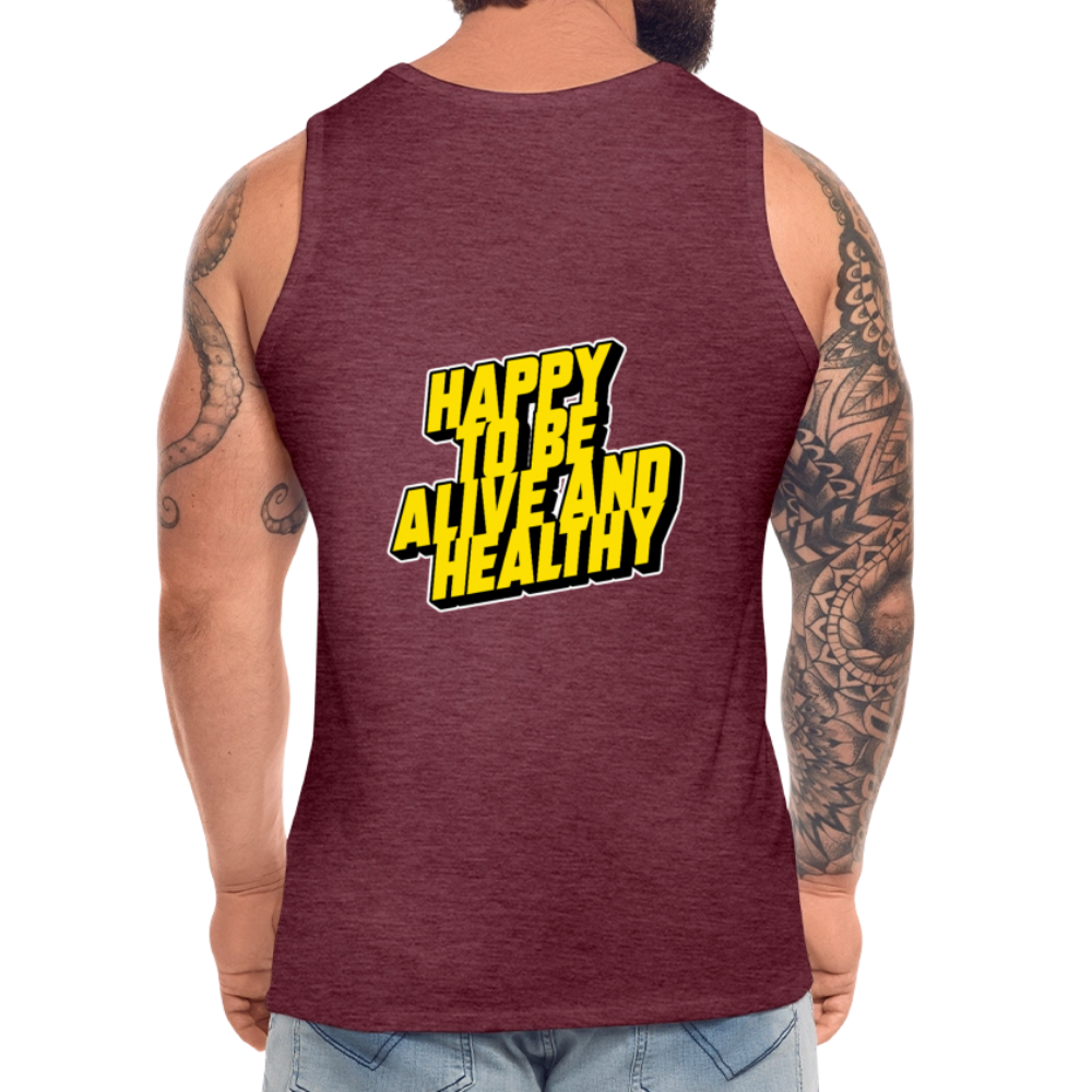 MH ALIVE Premium Tank Top (Europe ONLY) - heather burgundy