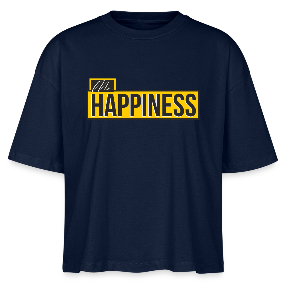 Women’s Boxy Organic T-Shirt - navy