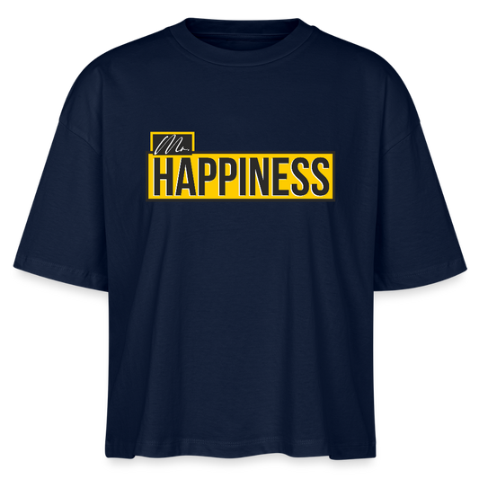 Women’s Boxy Organic T-Shirt - navy