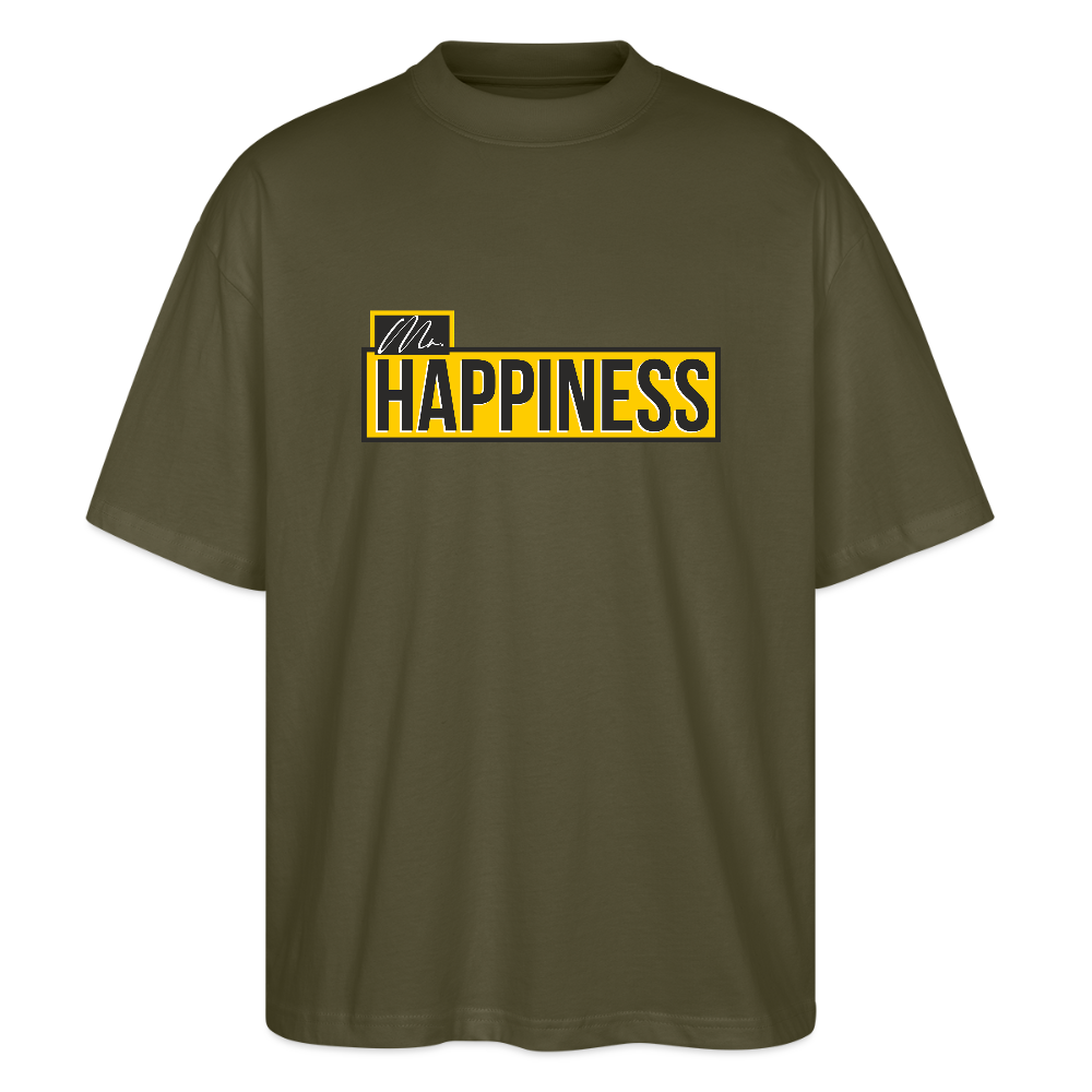 Oversized Unisex Organic T-shirt Blaster - khaki