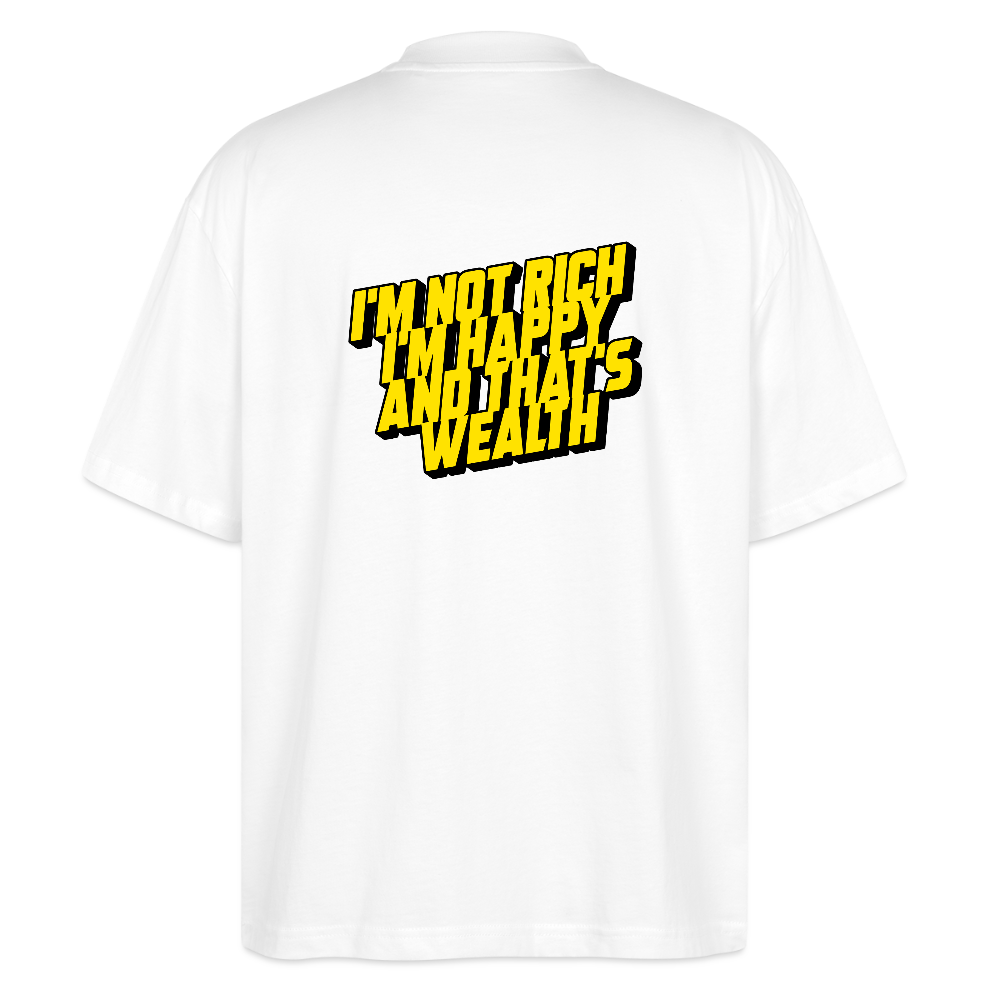 Oversized Unisex Organic T-shirt Blaster - white