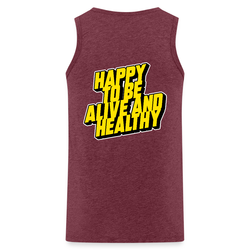 MH ALIVE Premium Tank Top (Europe ONLY) - heather burgundy