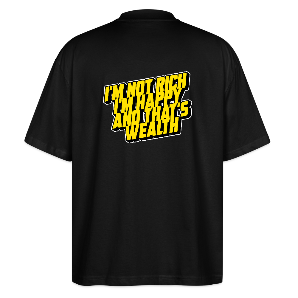 Oversized Unisex Organic T-shirt Blaster - black