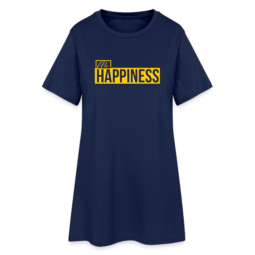 Women’s T-Shirt Dress - light navy