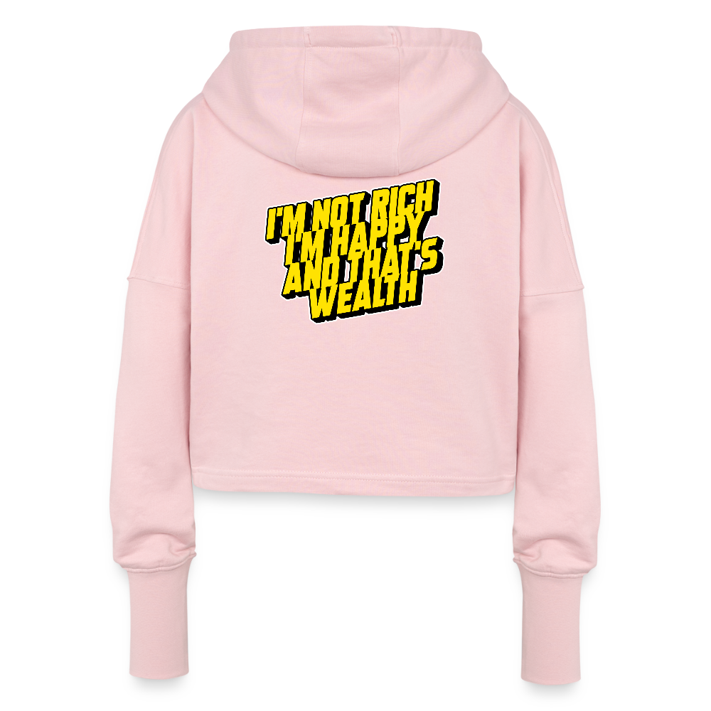 Cropped Women’s Hoodie - light pink