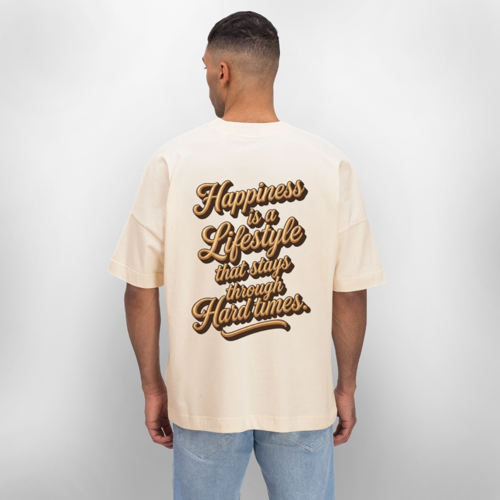 Big Heart Tee - natural raw