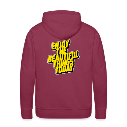Men’s Premium Hoodie - bordeaux