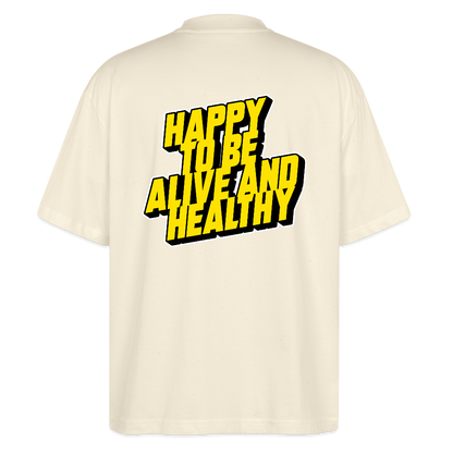 MH ALIVE Oversized Unisex Organic T-shirt Blaster - natural raw