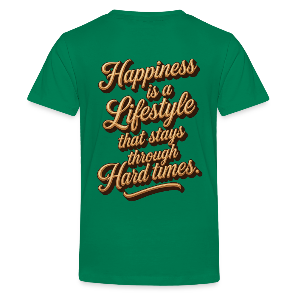The 😄 Good Vibes Only Tee - kelly green
