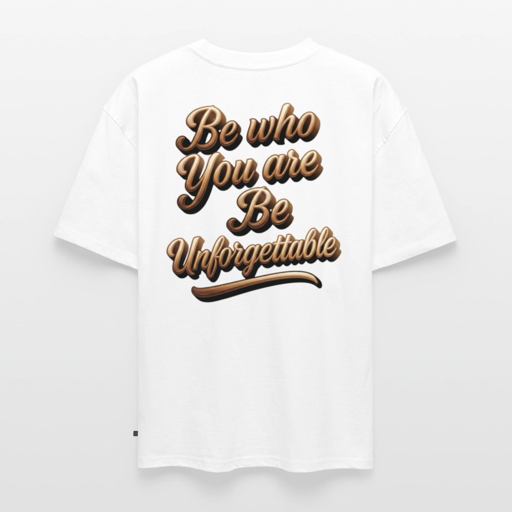 Cappuccino Oversized Organic Tee - white