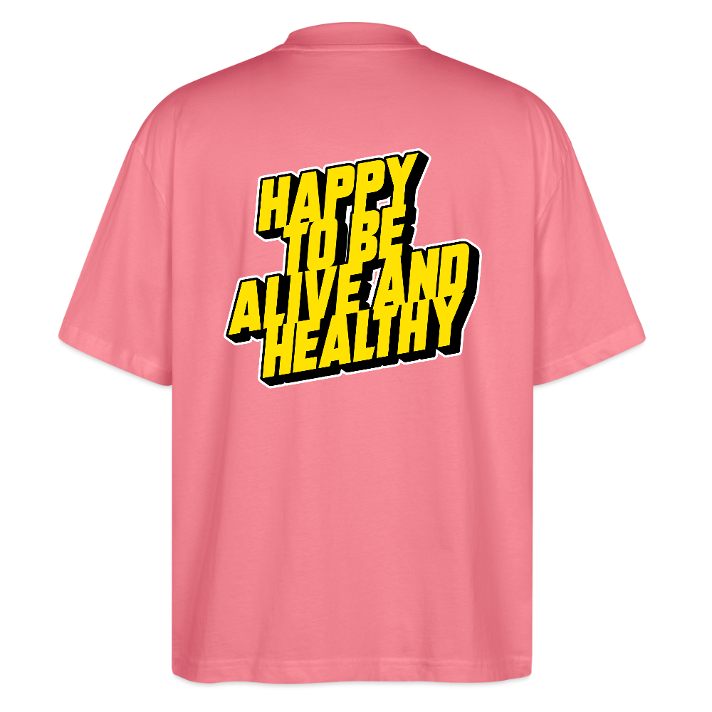MH ALIVE Oversized Unisex Organic T-shirt Blaster - pink joy 