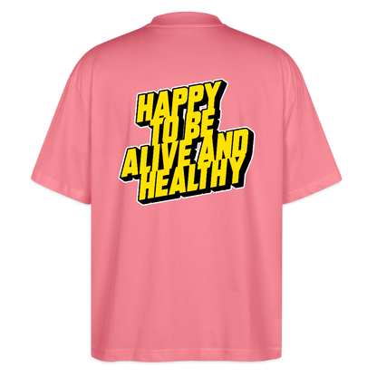 MH ALIVE Oversized Unisex Organic T-shirt Blaster - pink joy 