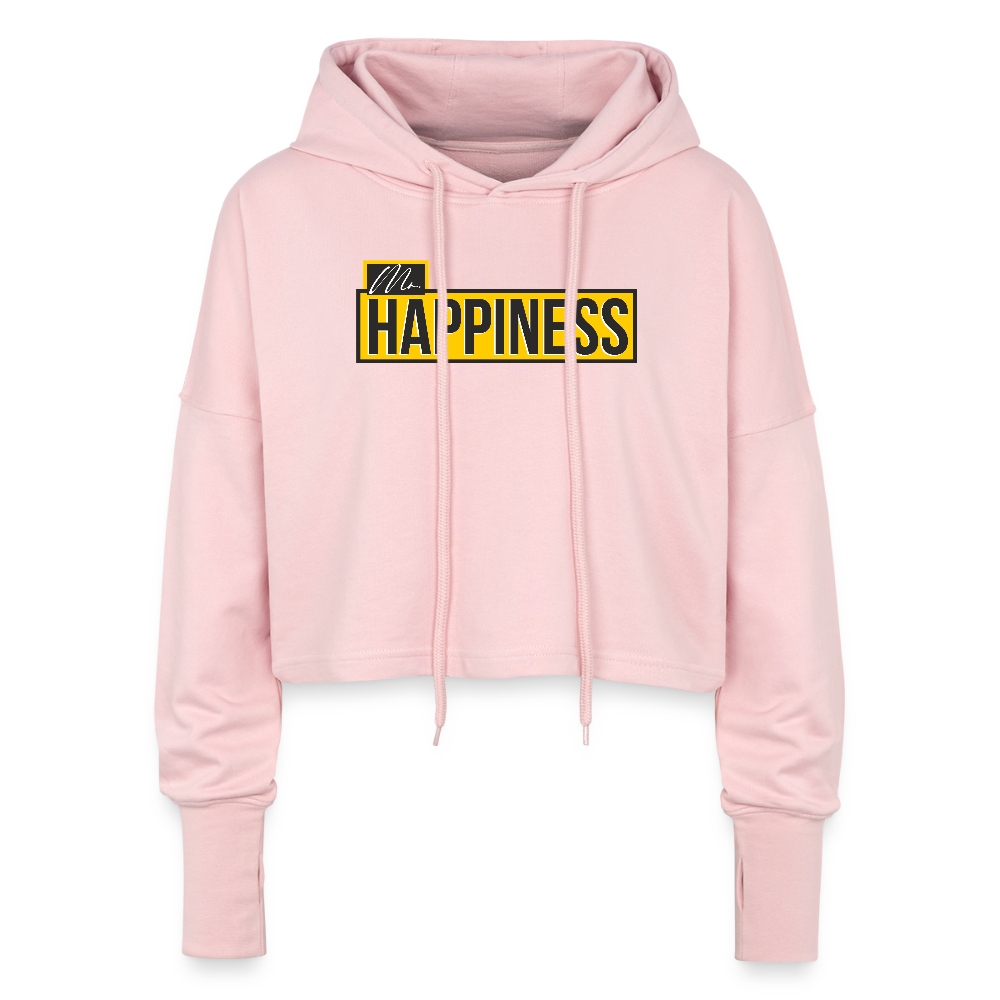 Cropped Women’s Hoodie - light pink