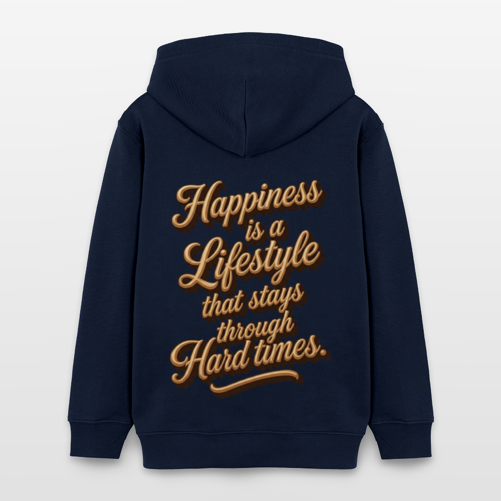 EcoVibe Teen Hoodie - navy