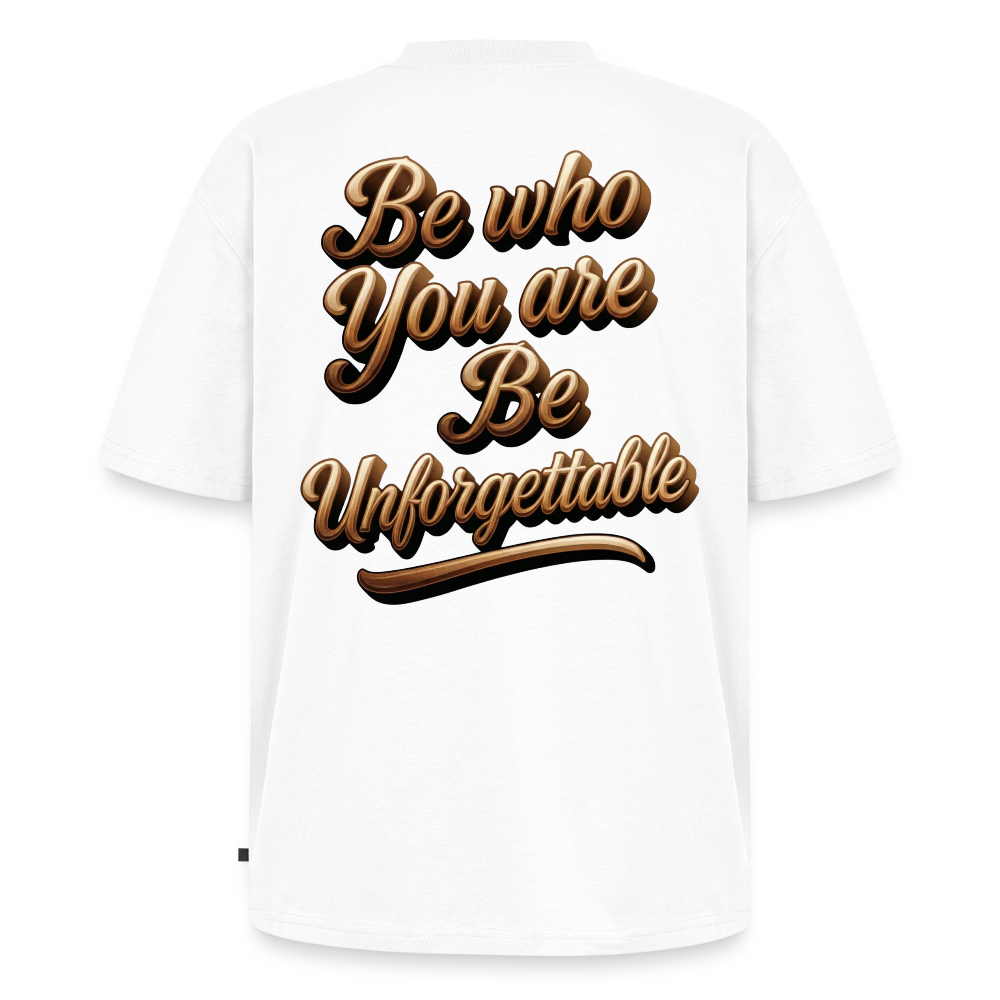 Cappuccino Oversized Organic Tee - white