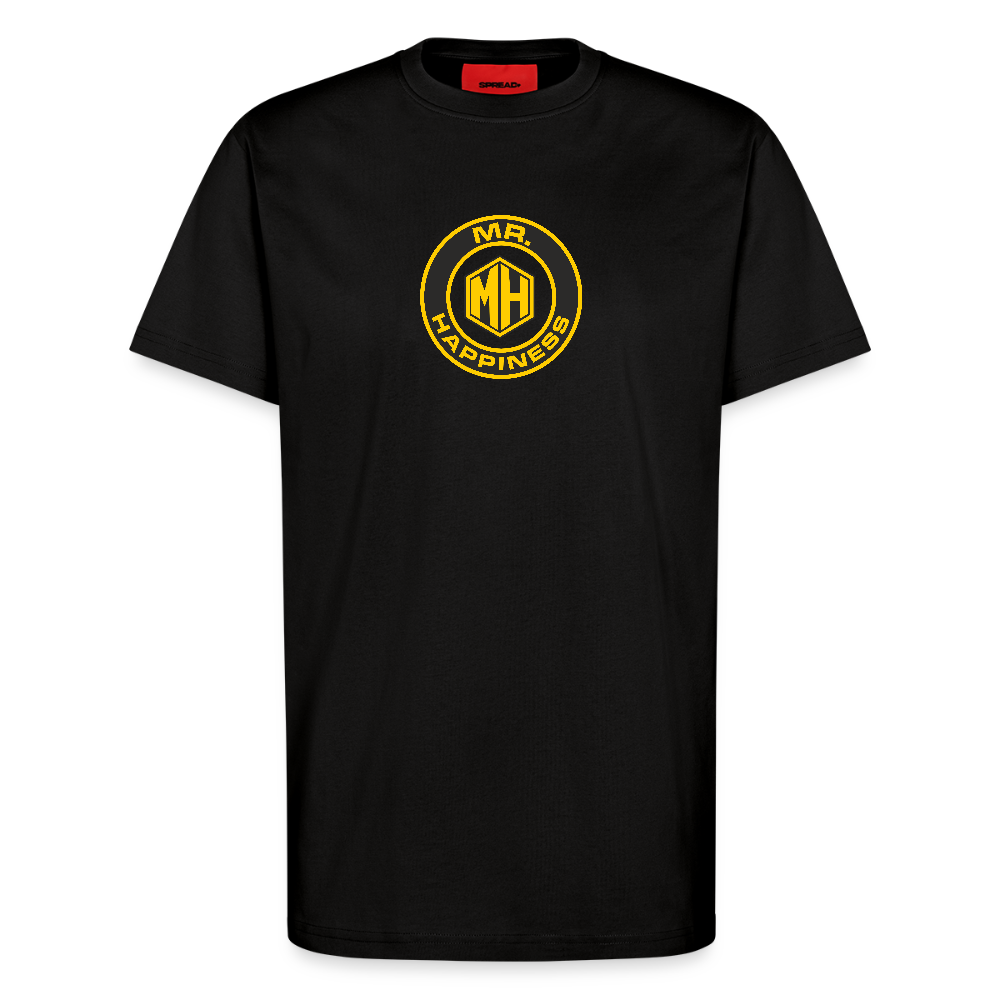 MH Organic Relaxed T-Shirt Made in EU - SOLID BLACK