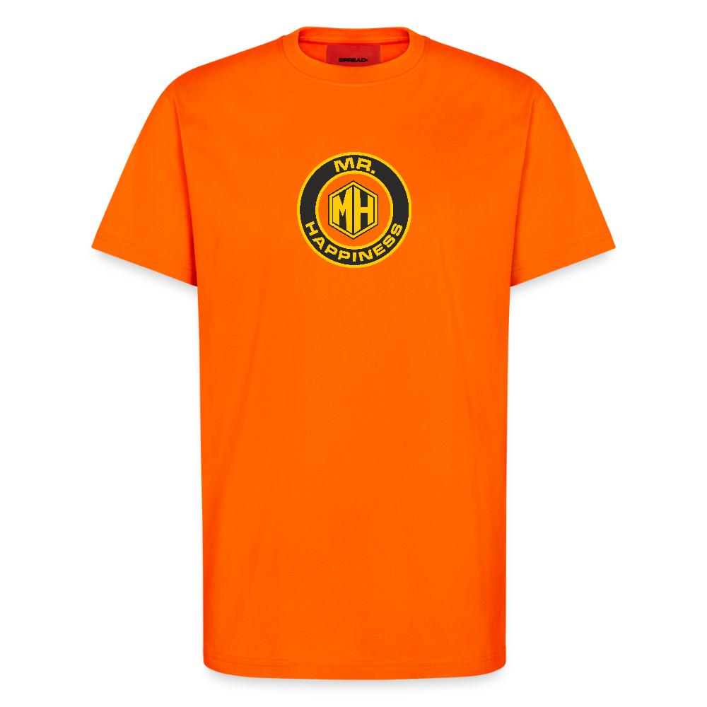 MH Organic Relaxed T-Shirt Made in EU - SUNSET ORANGE