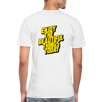 enjoytoday V-Neck T-Shirt - white