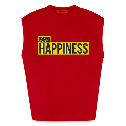 Heavyweight Oversized Organic Tank Top - red