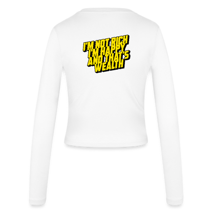 Women's Slim Fit Longsleeve - white