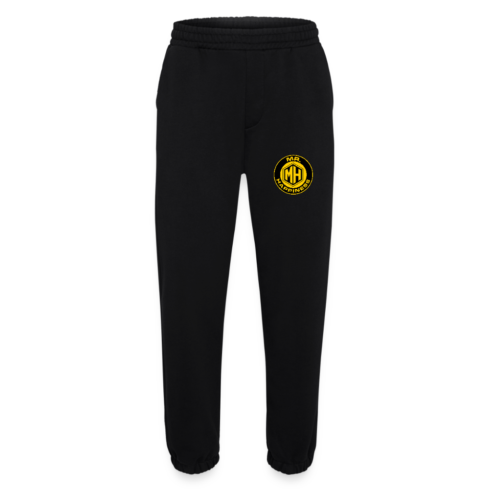 Heavyweight Organic Joggers Made in EU - SOLID BLACK