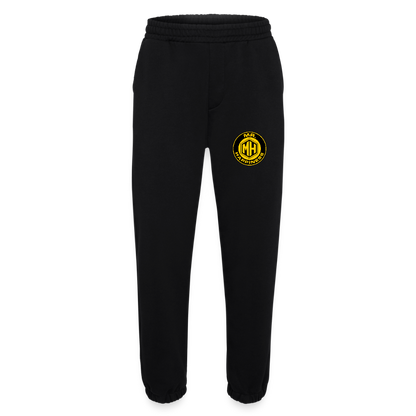 Heavyweight Organic Joggers Made in EU - SOLID BLACK