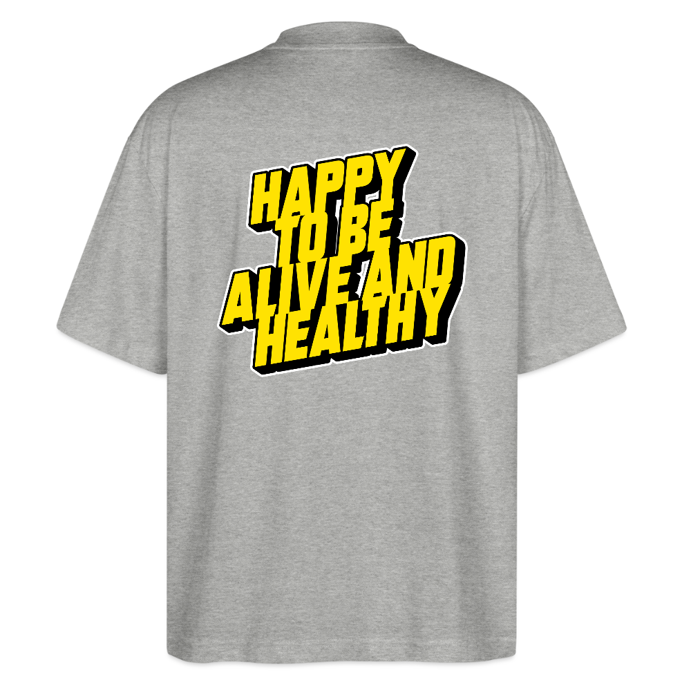 MH ALIVE Oversized Unisex Organic T-shirt Blaster - heather grey