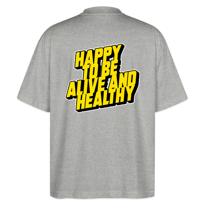 MH ALIVE Oversized Unisex Organic T-shirt Blaster - heather grey