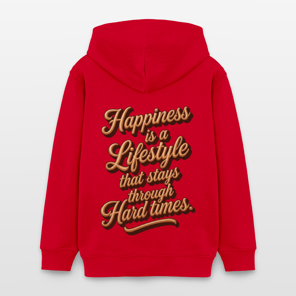 EcoVibe Teen Hoodie - red