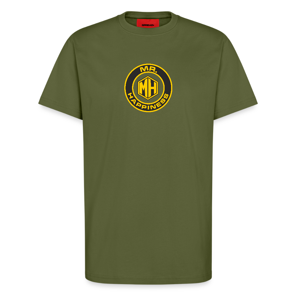 MH Organic Relaxed T-Shirt Made in EU - MOSS GREEN
