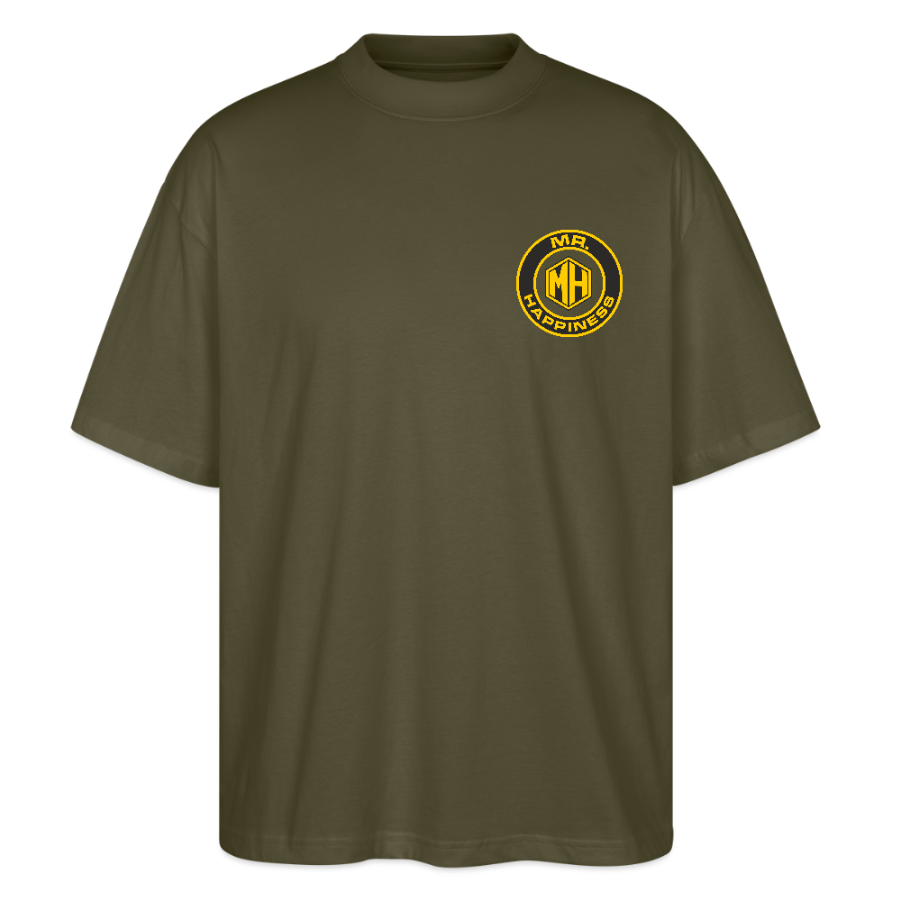 MH ALIVE Oversized Unisex Organic T-shirt Blaster - khaki