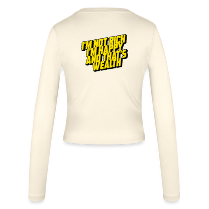 Women's Slim Fit Longsleeve - creme