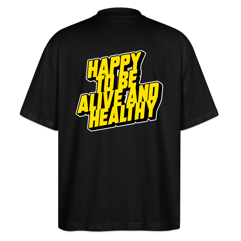 MH ALIVE Oversized Unisex Organic T-shirt Blaster - black