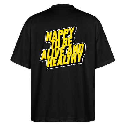 MH ALIVE Oversized Unisex Organic T-shirt Blaster - black