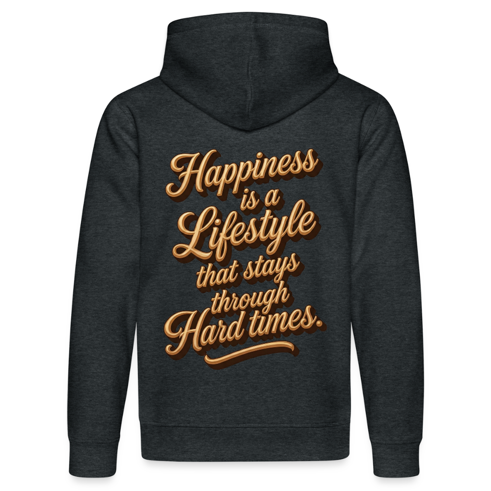 Beat Drop Hoodie - dark heather grey