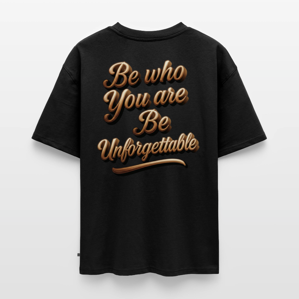 Cappuccino Oversized Organic Tee - black