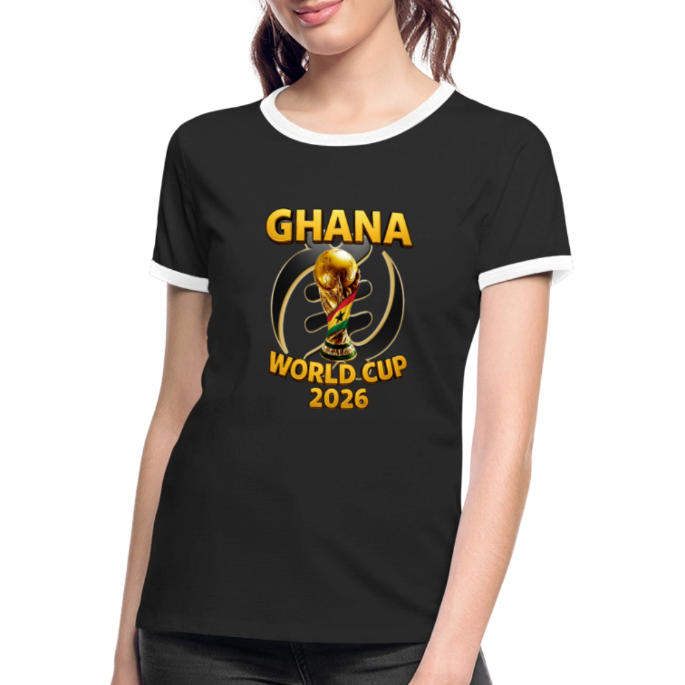 Black Stars Retro Baddie Tee - black/white