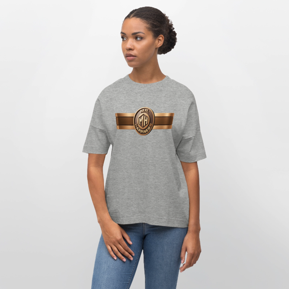 Big Heart Tee - heather grey