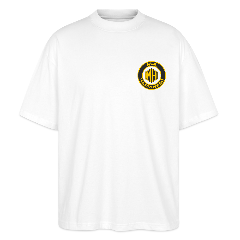 MH ALIVE Oversized Unisex Organic T-shirt Blaster - white