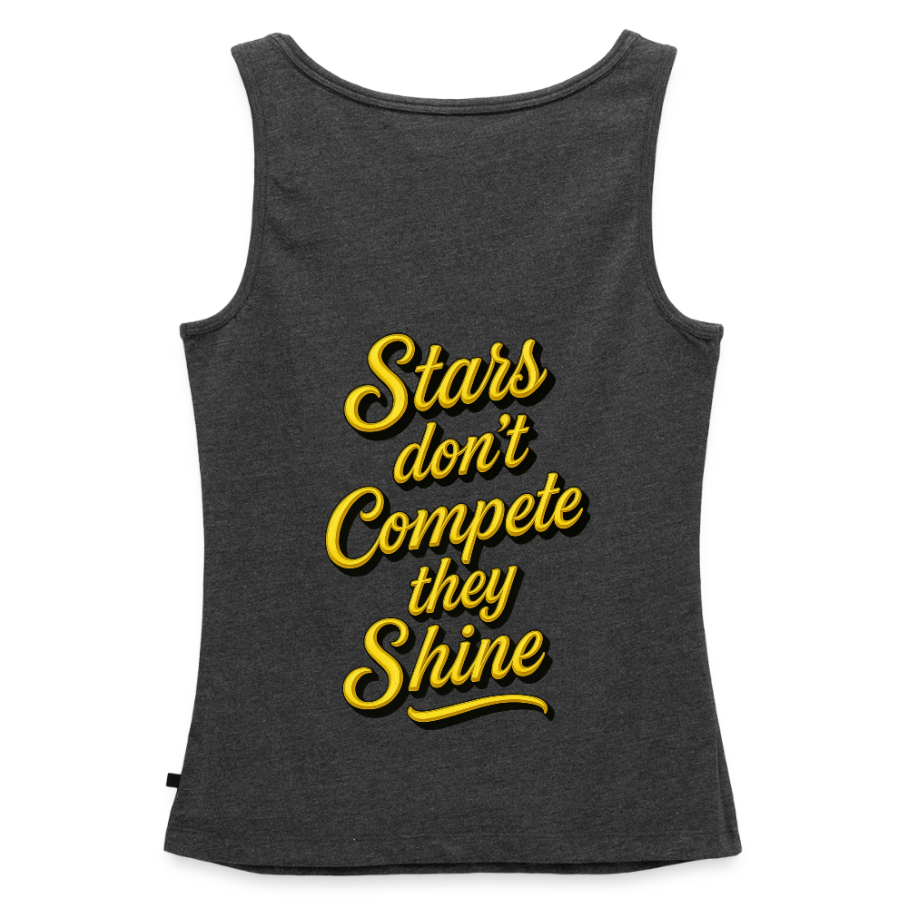 Black Stars Slay Tank - heather anthracite