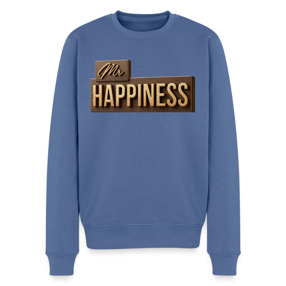 Happiness Premium Sweatshirt - stone blue